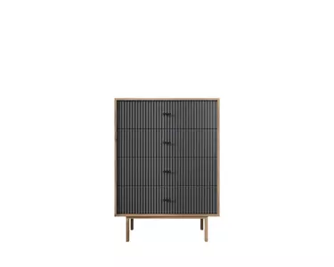 Комод вертикальный с четырьмя ящиками "Emerson" арт EM18/7024/L