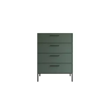 Комод вертикальный с четырьмя ящиками "Nicole" арт NEM18G