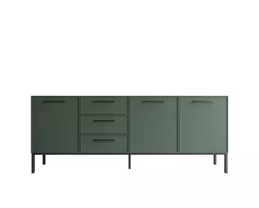 Комод с тремя дверками и тремя ящиками "Nicole" арт NEM07G