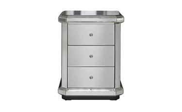 KFC882 Тумба прикроватная зеркальная 50*43*65см