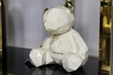 D1738 Статуэтка "Мишка" белая маленькая 20х19х15