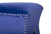 PJST-004B Банкетка велюр синий 47*47*47см