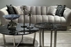 33FS-CT2029-BS Стол журнальный Nero d100х40,6 см