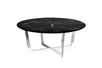 33FS-CT2029-BS Стол журнальный Nero d100х40,6 см
