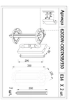 62GDW-D007K5B/350 Бра LLOYD S 15*11*35см