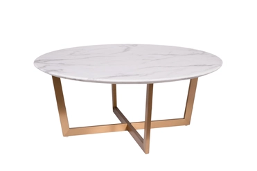 33FS-CT2029-BBS Стол журнальный Pearl White 