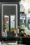 KFG058 Консоль черная 2 ящика  120*42*77см