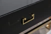 KFG058 Консоль черная 2 ящика  120*42*77см