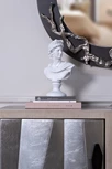 55RD3994 Статуэтка "Античный бюст" белая 20*30см