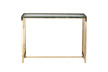 47ED-CST072GOLD Консоль прозр.стекло/золото 100*30*78см