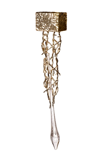 86-B029/2 Бра "Капля", металл цвет шампань