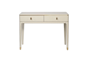 KFG137 Консоль, 2 ящика, белый шпон 