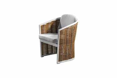 39AR-KRES-403 BEL Кресло "Мэвис" уличное белое 63*63*79см