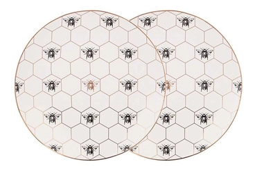 133-358 Набор тарелок обеденных "Harmony" пчёлы 2 шт, 27см