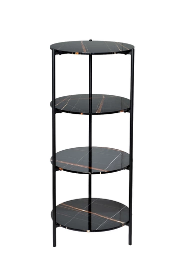 30B-STEL-961 Стеллаж черный d80*139см