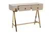 KFG165 Консоль серая/металл золото 100*40*78см
