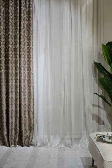 121GD-ROMTUL-ED Тюль ROMA  белый 280*270см