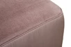 Банкетка Stella 60 прямоугольная сиреневая Velv Siren 60*38*40см