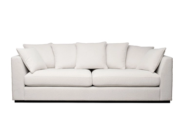 Диван Roberto трехместный, букле кремовый Flona SVBEG 250*100*90см