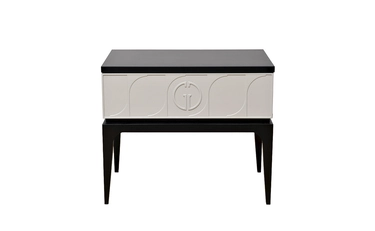 GD-00002 Тумбочка прикроватная Spinola черно/серая 
