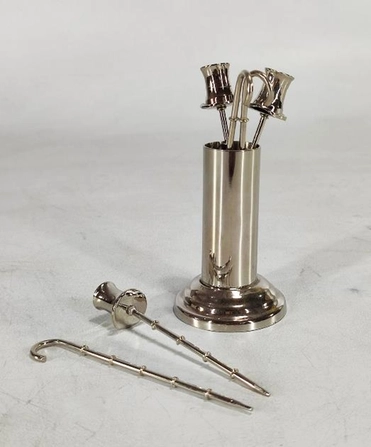 95IM-16363 Шпажки на подставке 6шт. нерж. сталь 5*5*10см