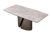57EL-94100 Стол обеденный серый керамика 240*100*75см