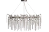 86-70621 Люстра 120*45см, металл цвет серебро