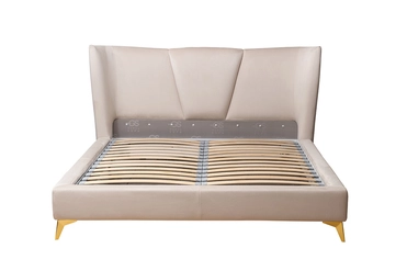 Кровать Siena без мех.велюр бежевый Colt002 1990х2220х1160