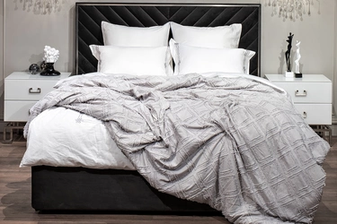 177HON-19230 Покрывало Квадро серое 180*230