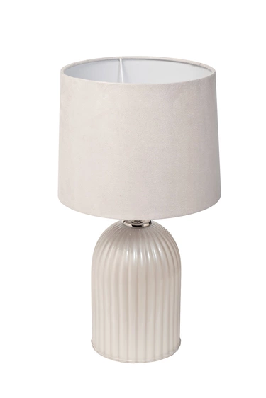 22-89663 Лампа настольная плафон светло-серый h.52,5 см