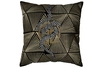 70SW-38057 Подушка с бисером, стеклярусом и вышивкой "Антик" черный 45*45