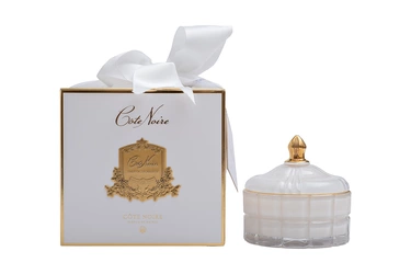 96CN-45003  Свеча ароматическая Jasmine flower tea в вазе в упаковке 185 гр