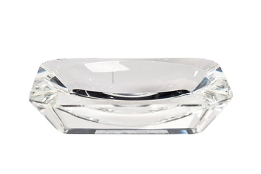 XX230396 Мыльница стекло прозрачное 12*8см