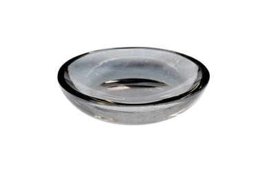 XX230481 Мыльница стекло дымчатое d11*2,5см