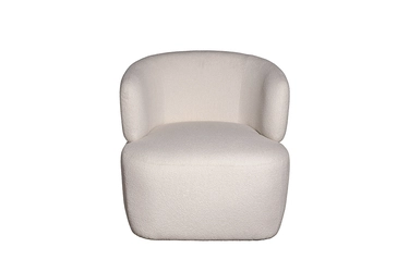 87YY-24042 Кресло Tirolo букле белое 73*79*76см