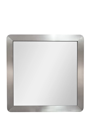 58DB-04803 Зеркало рама нерж.сталь/мат.никель 110*110*7,5см