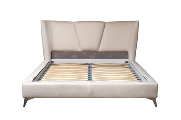 Кровать Siena без мех.велюр кремовый Colt1008 199*222*116см