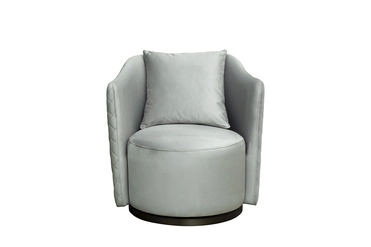 Кресло Verona вращающееся, велюр мятный Colt025-MINT/бронза 70*77*80см