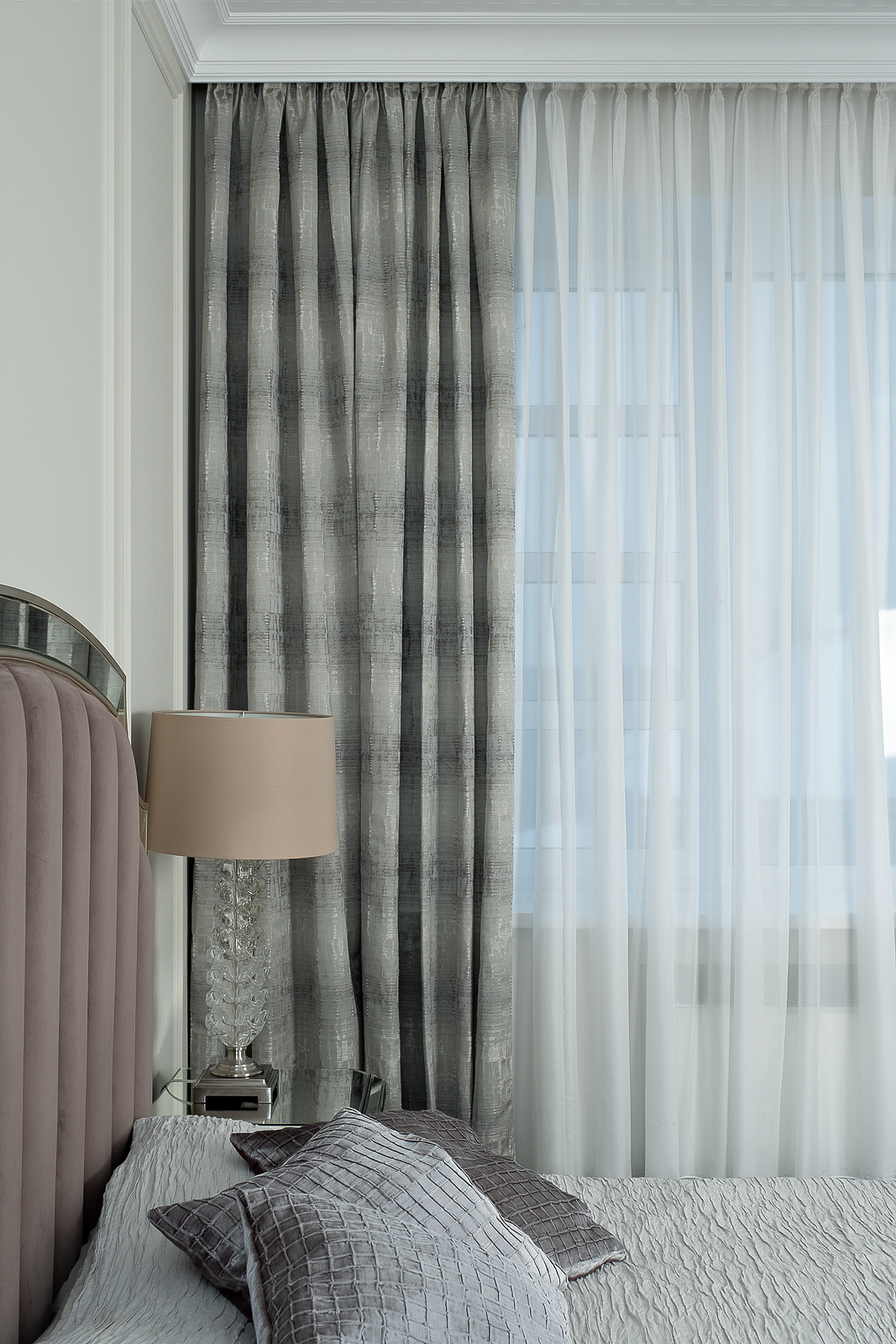 121GD-00007/1 Портьера Luxury бирюза  275*260