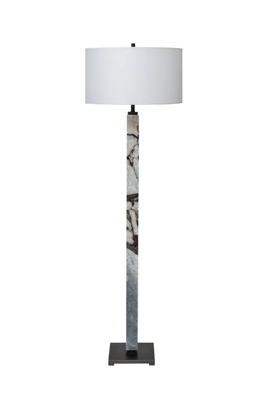 185HM-03635 Торшер плафон цвет белый Н.166см