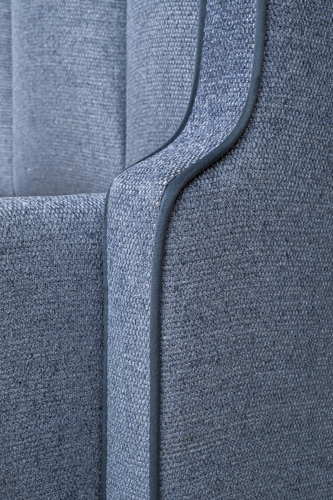 Кровать Odry c подъем.мех. шенилл синий Natur Sin 206*220*120