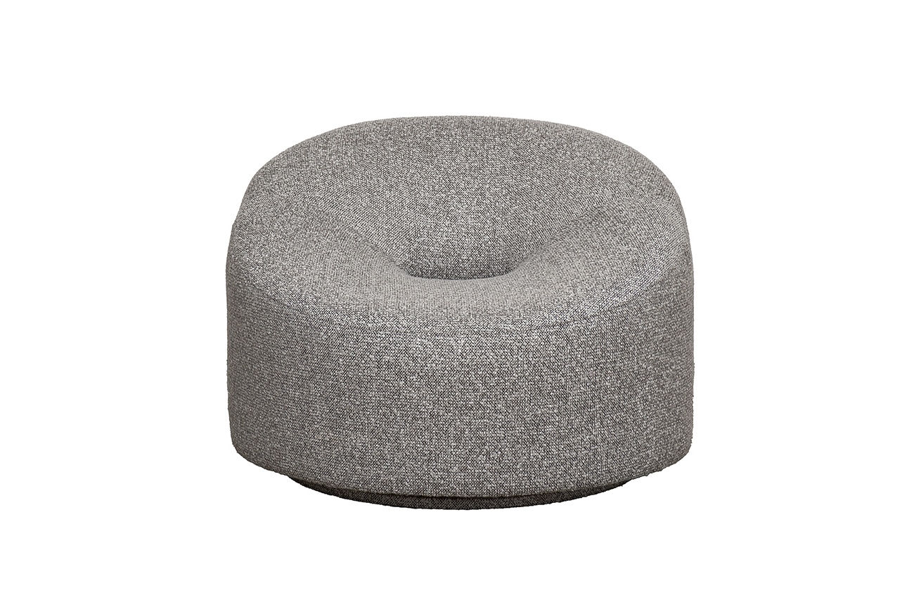 Кресло поворотное LUNA рогожка черно-серый Santo1606-CHSER 98*90*69см