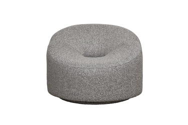 Кресло поворотное LUNA рогожка черно-серый Santo1606-CHSER 98*90*69см