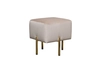 Пуф Mario вельвет св.бежевый Velv ECRU 42*42*44см
