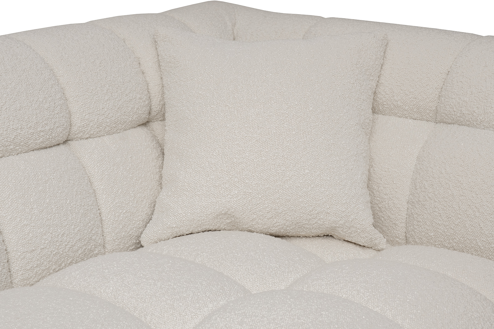 Диван двухместный GD/Prato букле экрю Orso ECRU 204*106**75см