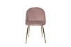 30C-301-1G LPI Стул велюр пепельно-розовый, мет.ножки 