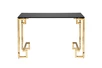 13RXC3049-GOLD Консоль черное стекло/ золото 