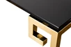 13RXC3049-GOLD Консоль черное стекло/ золото 