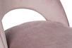 30C-1228F LPI Стул велюр пепельно-розовый 