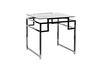 47ED-ET162BL Стол журнальный темн.стекло/темн.хром 